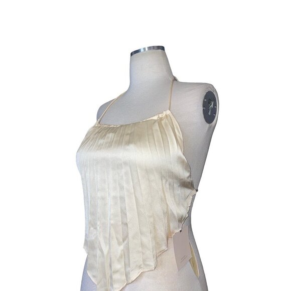 superdown Ivy Halter Top in Champagne Medium New NWOT - Picture 6 of 12